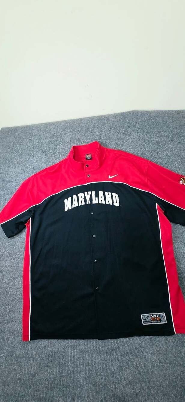Vintage Nike Maryland Terrapins Basketball Elite Warm-Up Shooting Shirt